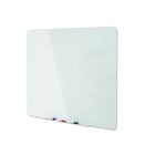Quadro Vidro Magnético 90x60cm Branco GL070101 - Bi-Office 340GL070101