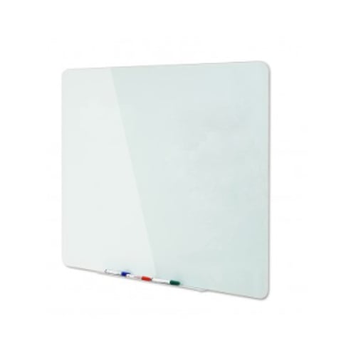 Quadro Vidro Magnético 90x60cm Branco GL070101 - Bi-Office 340GL070101