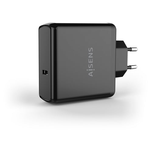 Carregador Aisens PD3.0 QC3.0 1 Porta 1xUSB-C 60W - Cor Preto - Aisens 173931