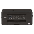 Impressora multifunções de tinta WiFi com fax, conexão móvel, impressão em frente e verso automático e alimentador de documentos. Cor preto - Brother MFC-J491DW