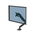 Braço para monitor único Fellowes Platinum Series - Ajustável a gás - 2 portas USB - Sistema de gestão de cabos - Preto - Fellowes 8043301