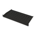 DIGITUS PRATELEIRA 19" FIX FRONTAL 1U F400MM PRETO - DIGITUS DN-19 TRAY-1-SW