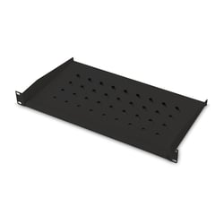 DIGITUS PRATELEIRA 19" FIX FRONTAL 1U F400MM PRETO - DIGITUS DN-19 TRAY-1-SW