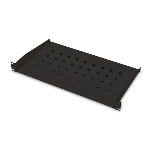 DIGITUS PRATELEIRA 19" FIX FRONTAL 1U F400MM PRETO - DIGITUS DN-19 TRAY-1-SW