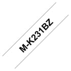 Brother MK231BZ Cinta No Laminada Generica de Etiquetas - Texto negro sobre fondo blanco - Ancho 12mm x 4 metros - Genérico BR-MK231BK