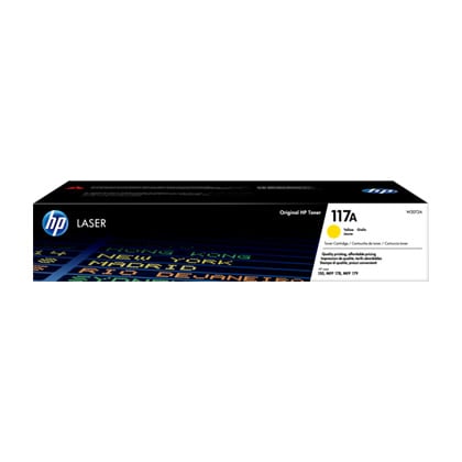 Cartucho de toner amarelo original HP W2072A - 117A - HP W2072A