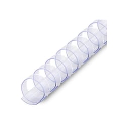 Argolas PVC Encadernar 20mm Transparente 175 Folhas 100un - Neutral 1713057