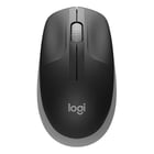 Logitech M190 Full Size Wireless USB 1000dpi Mouse - 3 botões - Tamanho grande - Uso ambidestro - Preto/Vermelho - Logitech 910-005906