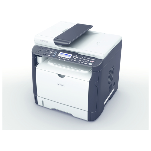 Ricoh SP 311SFN, Laser, Impressão a preto e branco, 1200 x 600 DPI, Fotocopiadora a preto e branco, A4, Preto, Branco - Ricoh SP311SFN