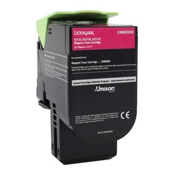 Lexmark C2132/XC2130/XC2132 Magenta Toner Original - 24B6009 - Lexmark 24B6009