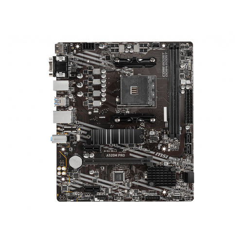 MB MSI A520M PRO SKT AMD AM4 2xDDR4 VGA/HDMI/DP mATX - MSI 911-7D14-016