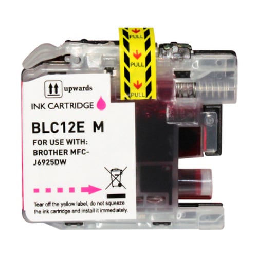 Brother LC12E Magenta Cartucho genérico de tinta - Substitui LC12EM - BI-LC12EXLMG