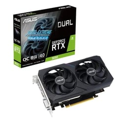Placa gráfica Asus Dual GeForce RTX 3050 V2 OC Edition 8GB GDDR6 NVIDIA - PCIe 4.0, HDMI, DVI-D, DisplayPort - Asus 237497