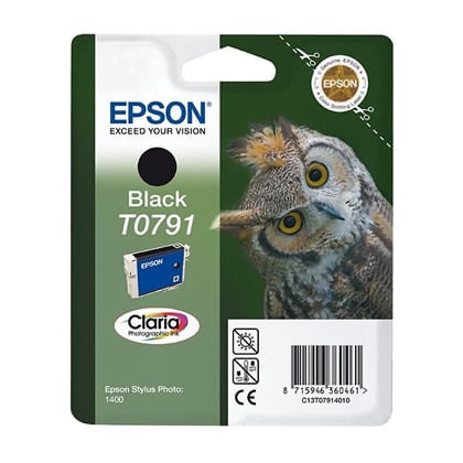 Epson Owl Black Ink Cartridge T0791 tinteiro Original Preto - Epson C13T07914010