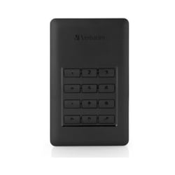 Disco Externo 1TB HDD 2.5 Pol VERBATIM Store-n-Go USB 3.1 Preto - Com acesso por teclado. - Verbatim VER53401