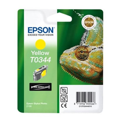 Tinteiro Epson T0344 Amarelo C13T03444020 17ml - Epson C13T03444020