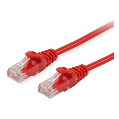 EQUIP CHICOTE CAT6A U/UTP 0.15M VERMELHO - Equip 603121