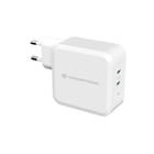 CONCEPTRONIC CARREGADOR PAREDE 100W 2xUSB-C WHITE - Conceptronic 120548503101