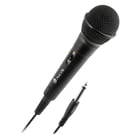 Microfone NGS Singer Fire - Botão de ligar/desligar - Ficha de 6,3 mm - Cabo de 3 m - Preto curto - NGS SINGERFIRE