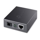 TP-Link Conversor de fibra bidirecional WDM de 10/100 Mbps RJ45 para 100 Mbps SC monomodo com 1 porta PoE - TP-Link FC111PB-20
