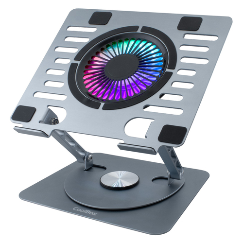 Coolbox Frigorífico portátil Base Cool Air 1VRGB, de alumínio, 17,3 polegadas - Coolbox COO-NPC17-AV1