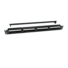 EQUIP PATCH PANEL 19" CAT6 UTP 24P 1U PRETO BASIC - Equip 135426
