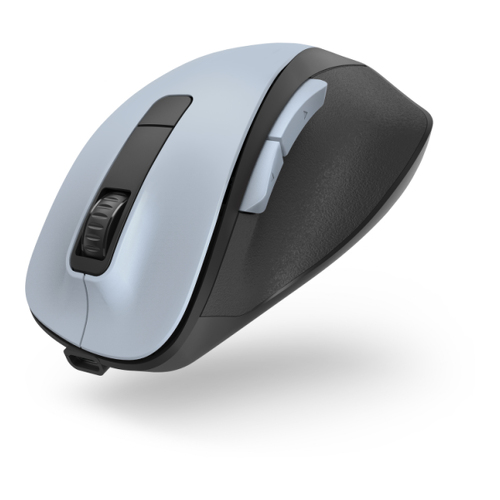 Rato HAMA sem fios 6-botões, MW-500 V2, sem fios 6-botões c/ bateria,USB-C azul claro 173034 - Hama 00173034