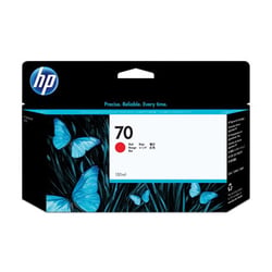HP Tinteiro DesignJet 70 Vermelho de 130 ml - C9456A