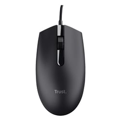 Rato USB Trust Basi 1200dpi - 3 botões - Uso ambidestro - Cabo de 1,60 m - Preto - Trust 24271