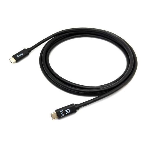 Equipar Cabo USB-C 3.2 Macho para USB-C Macho 1m - Velocidade de até 5 Gbps - Compatibilidade com USB Power Delivery (PD) - Equip EQ128346