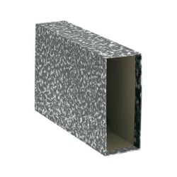 Dohe Archiclas Quarter Format File Box Cover Landscape - Tamanho 288x215x82mm - Cartão forrado com papel impresso - Cor cinzento marmoreado - Dohe DO09134