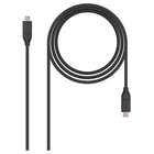 Cabo nanocabo USB-C 3.1 Gen 2 10 Gbps macho para USB-C macho 1 m - Nanocable 10.01.4101