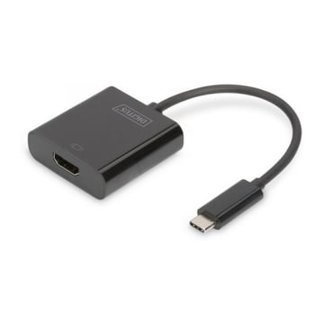 DIGITUS USB TYPE-C TO HDMI ADAPTER 4K&#47;30HZ BLACK - DIGITUS DA-70852