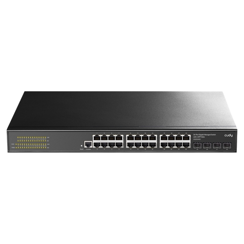 Switch Gigabit Cudy GS2024S2 de 24 portas com 4 portas Gigabit SFP - Cudy 244522