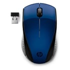 Rato sem fios HP 220 1300dpi - 3 botões - Uso ambidestro - Azul - HP 7KX11AA