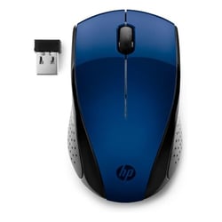 Rato sem fios HP 220 1300dpi - 3 botões - Uso ambidestro - Azul - HP 7KX11AA