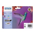 Epson T0807 Pacote de 6 Cartuchos de Tinta Original - C13T08074011 - Epson C13T08074011