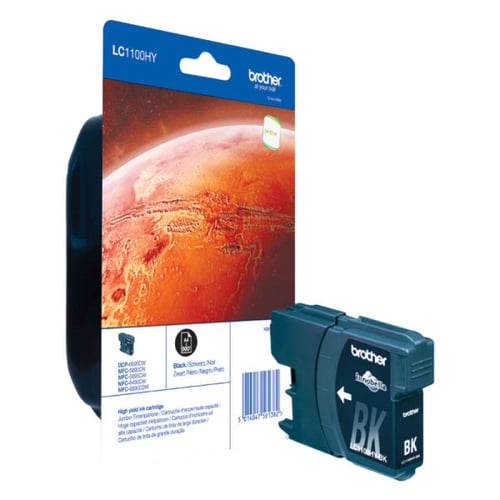 Tinteiro de tinta preto de alta capacidade - Brother LC1100HYBK