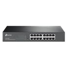 TL-SG1016DE Switch Gigabit Easy Smart com 16 portas de 10/100/1000 Mbps, MTU por porta e VLAN baseada em tags - TP-Link TL-SG1016DE