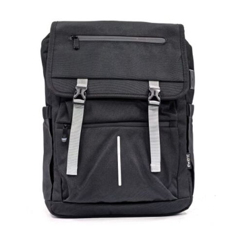 Mochila vintage Ewent EW2537 para laptops de até 16,1" - à prova d'água - alça para carrinho - costas e ombros respiráveis - preta - Ewent EW2537
