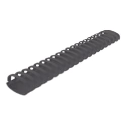 Argolas PVC Encadernar 38mm Ovais Preto 375 Folhas 50un - Fellowes 1713509
