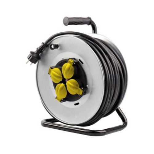 Elbat enrollador de Cable PRO 40m Cable 3x2.5mm Tambor Fijo - Elbat EB0277