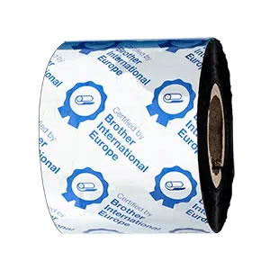 12 Rolos de Ribbon de cera/resina standard de 60mm de largura e 300m de comprimento - Brother BSS1D300060
