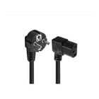 EWENT CABO POWER SCHUKO TO IEC C13 90 GRAUS 1.8MT - Ewent EC1910