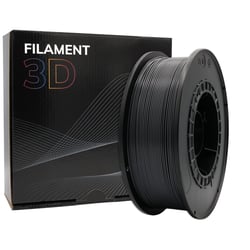 Filamento PLA 3D - Diâmetro 1.75mm - Bobine 1kg - Cor Grafite - PLA-Grafite