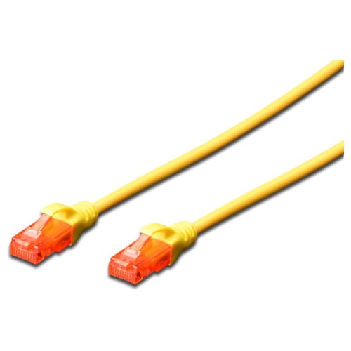Ewent EW-6U-030 cabo de rede Amarelo 3 m Cat6 U/UTP (UTP) - Ewent EW-6U-030Y