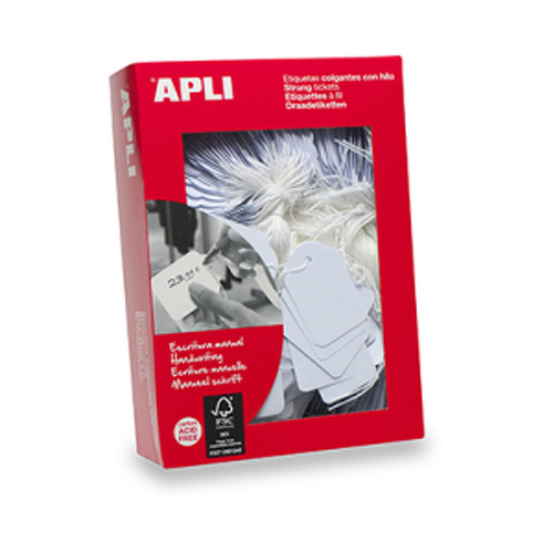 Etiquetas com Fio 36x53mm Apli 00392 500un - APLI APL0392
