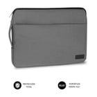 Mala Subblim Urban 15,6" - Proteção elegante e funcional - Tecido de poliéster 600D - Interior almofadado com espuma - Cor cinzenta - Subblim SUB-LS-0PS0102