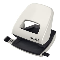 Furador 25 Folhas Leitz 5008 2.5mm c/Regua Cinza - Leitz 5321550C