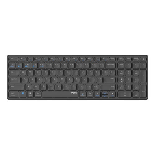 Teclado RAPOO E9700M Multi-mode Wireless, Preto 215926 - Rapoo 00215926